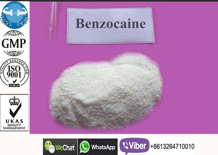শরীরচর্চা Benzocaine Hydrochloride পাউডার, CAS 73-78-9 বেনজোকেন Hydrochloride